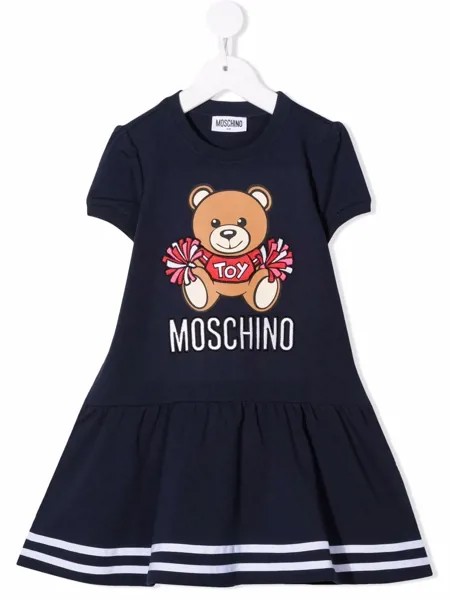 Moschino Kids платье с принтом Toy Bear