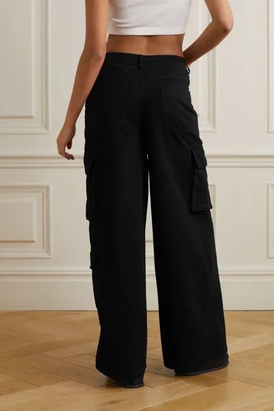 FRANKIE SHOP джинсовые брюки карго Hailey, черный