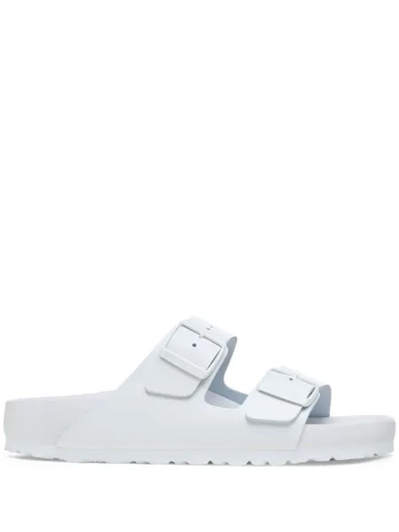 Birkenstock шлепанцы Arizona на платформе, белый