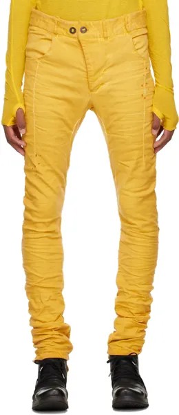 Желтые окрашенные джинсы P13 Boris Bidjan Saberi