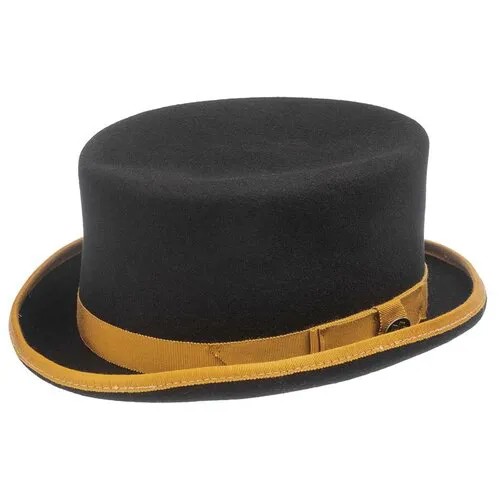 Шляпа GOORIN BROS., шерсть, подкладка, размер 61, черный