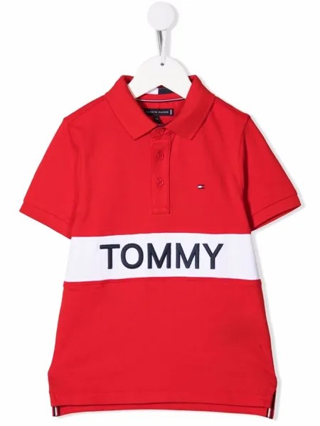 Tommy Hilfiger Junior рубашка поло с короткими рукавами и логотипом
