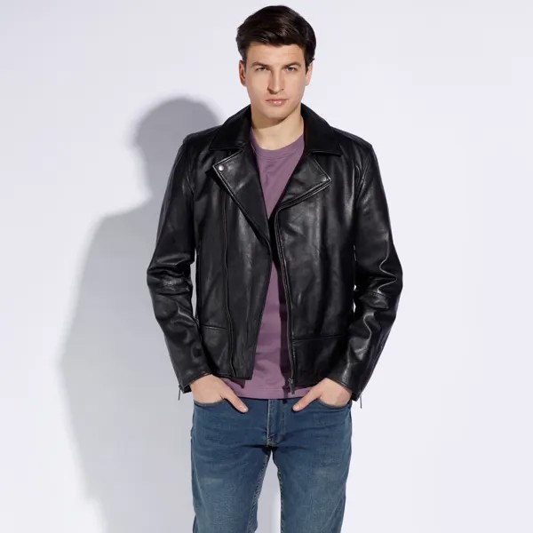 Кожаная куртка Wittchen Stylish leather jacket, man, черный