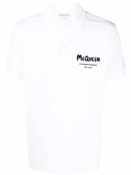 Alexander McQueen рубашка поло с логотипом