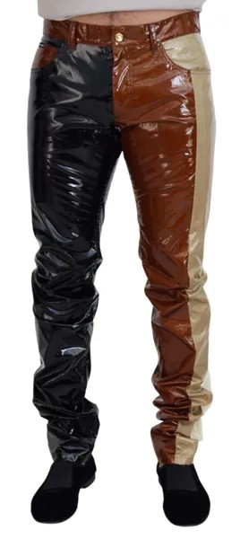 Джинсы DOLCE - GABBANA Разноцветные блестящие облегающие мужские джинсы IT48/W34/M 2180usd