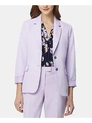 TAHARI ARTHUR S. LEVINE Женский фиолетовый пиджак для работы 12