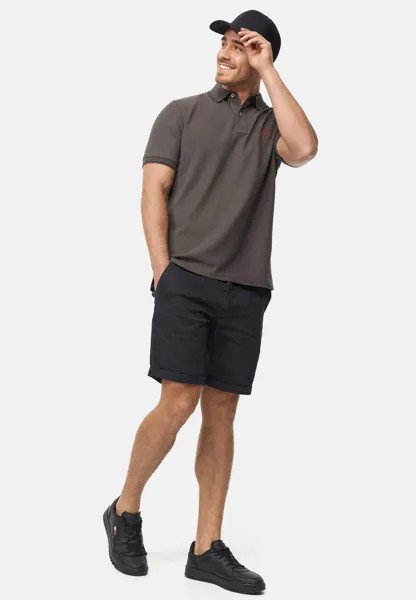 Рубашка поло WALLO INDICODE JEANS, антрацит