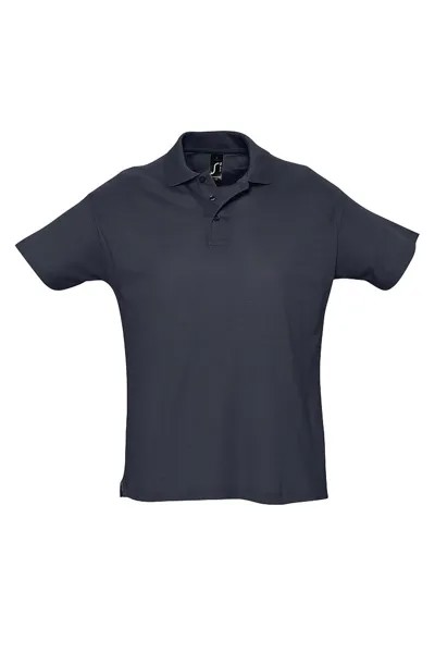 Рубашка поло с короткими рукавами Summer II Pique SOL'S, темно-синий