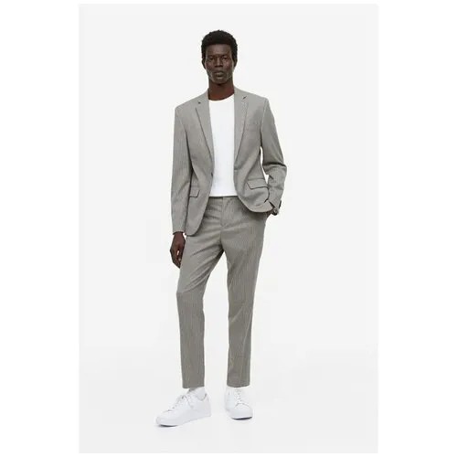 Брюки H&M, размер 56, коричневый, мультиколор