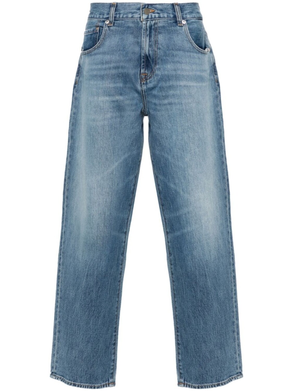 7 For All Mankind прямые джинсы Ryan, синий