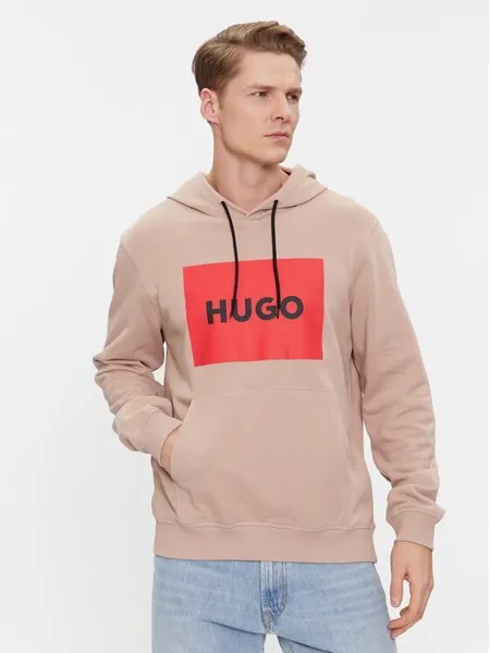 Толстовка обычного кроя Hugo, бежевый