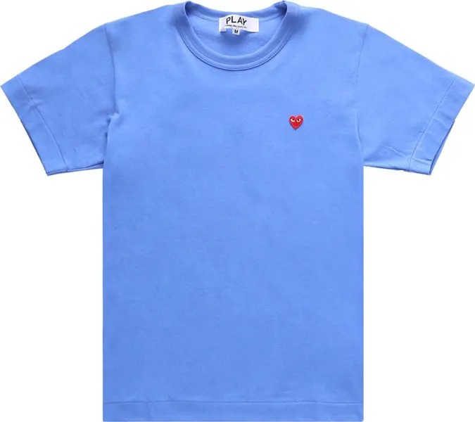 Футболка Comme des Garçons PLAY Small Red Heart Tee 'Blue', синий