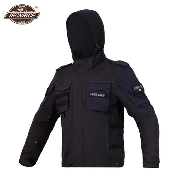 Мужская мотоциклетная водонепроницаемая куртка, защитная мотоциклетная куртка, износостойкие брюки-карго, CE