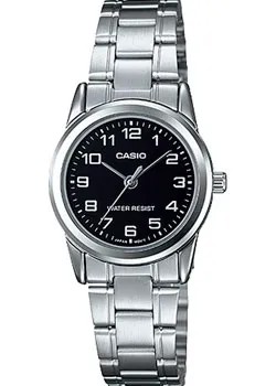 Японские наручные  женские часы Casio LTP-V001D-1B. Коллекция Analog