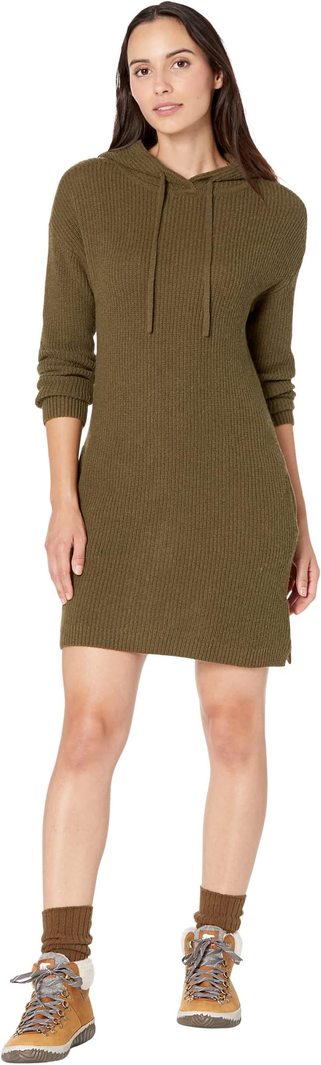 Платье-свитер Whidbey с капюшоном Toad&Co, цвет Fir