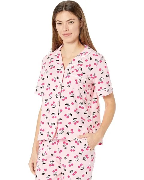 Пижамный комплект DKNY Short Sleeve Capris PJ Set, цвет Cherries