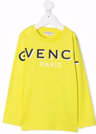 Givenchy Kids футболка с логотипом