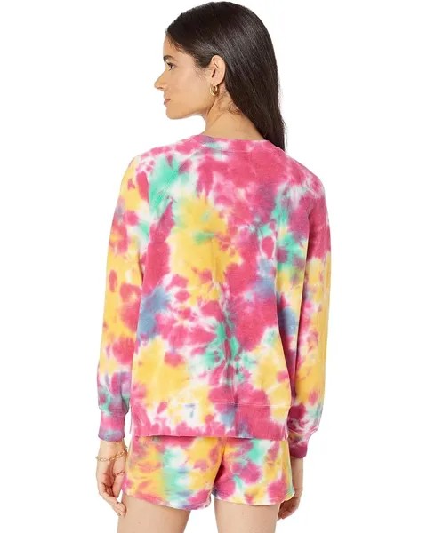 Толстовка Wildfox Colorbomb Tye-Dye Sommers Sweatshirt, цвет Colorbomb