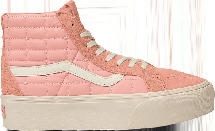 Кеды Vans Joe Freshgoods x Sk8-Hi Reissue Platform LX Coral Almond, розовый