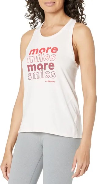 Топ Brooks Distance Tank 2.0, цвет Quartz/More Miles