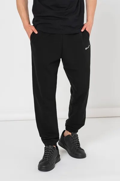 Спортивные брюки с логотипом Champion, черный