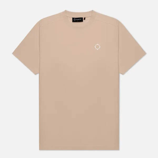 Мужская футболка MA.Strum Icon Embroidered ID бежевый, Размер S