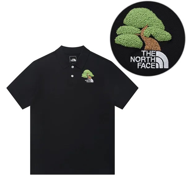 Рубашка поло унисекс черная The North Face, черный