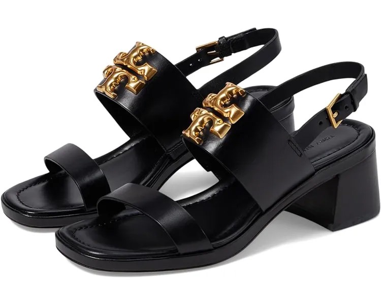 Туфли Tory Burch Eleanor Heeled Sandal 55 mm, цвет Perfect Black