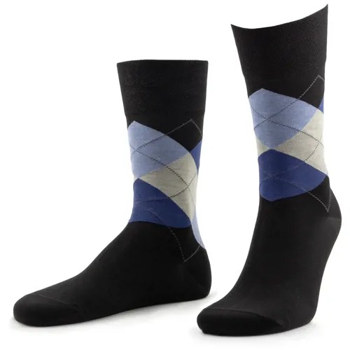 Носки Sergio di Calze, размер 25, черный, синий, голубой