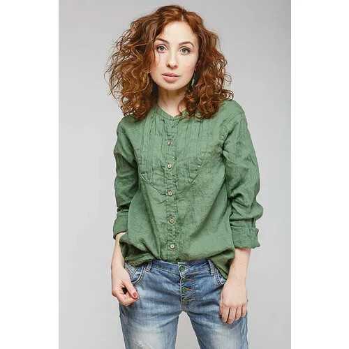 Блуза Kayros, размер 56-58, зеленый