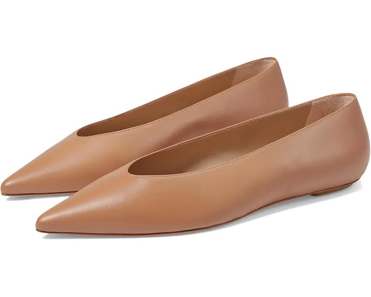 Туфли на плоской подошве Stuart Weitzman Lina Flat, оранжевый