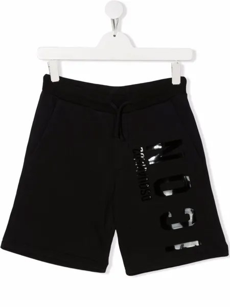 Dsquared2 Kids TEEN logo-print cotton shorts