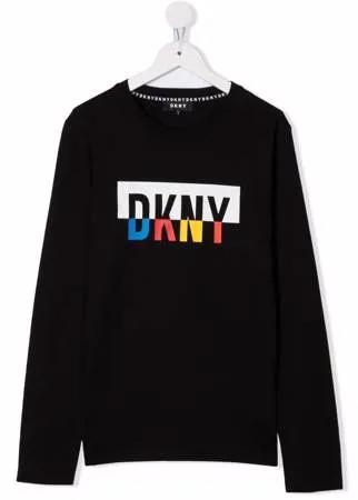 Dkny Kids футболка с логотипом