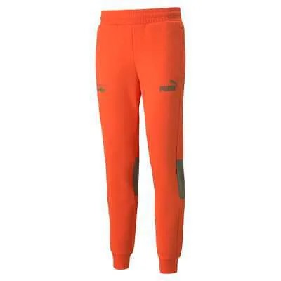 Мужские повседневные спортивные брюки Puma Pl Sds оранжевого цвета 53378004