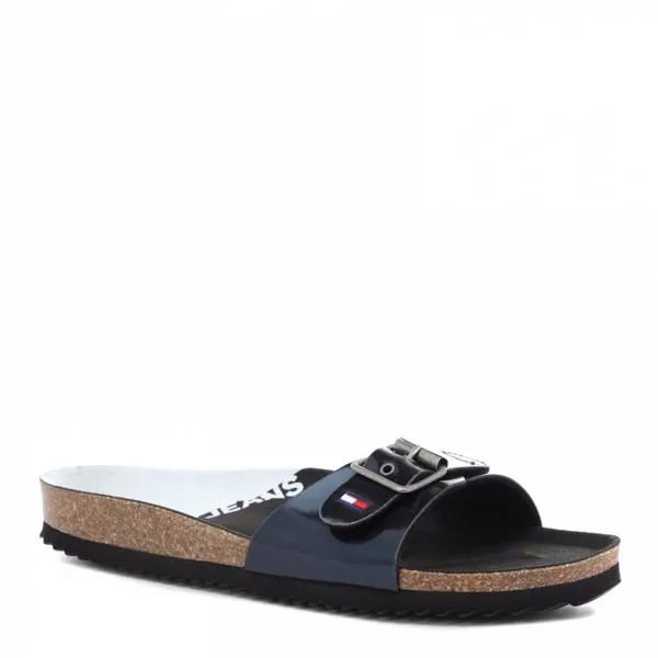 Сланцы женские Tommy Jeans EN0EN01328_2520842 черные 36 EU