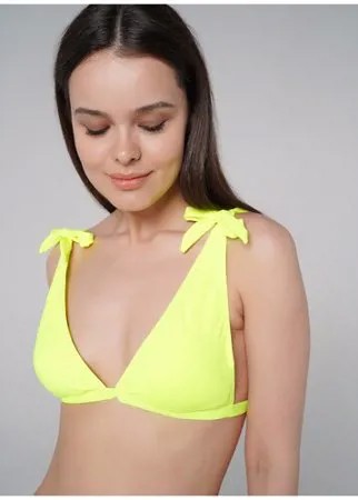 Купальник верх ТВОЕ A7976 размер XS, желтый, WOMEN