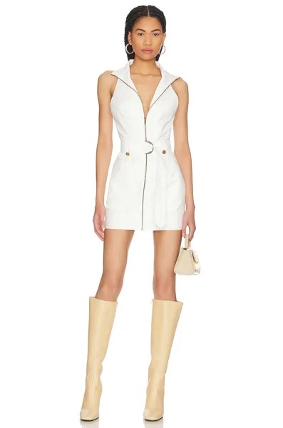 Платье мини superdown Sofia Belted, белый