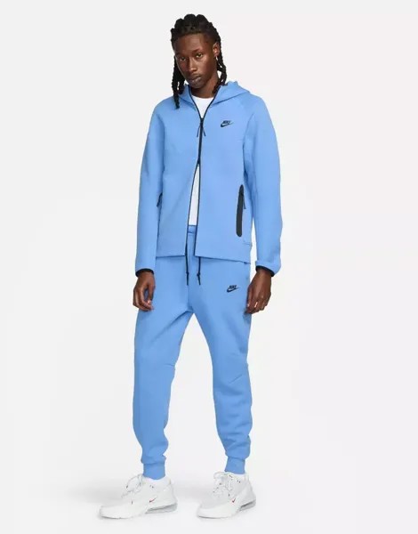 Синие зимние джоггеры Nike Tech Fleece