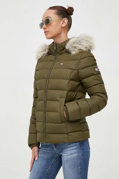 Куртка Tommy Jeans, зеленый
