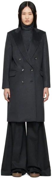 Серое пальто Toronto Max Mara