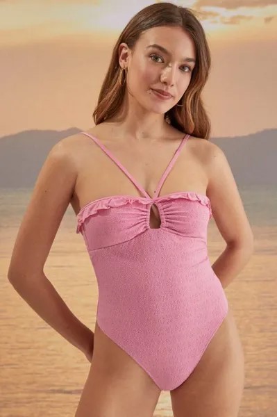 Слитный купальник VERBENA women'secret, розовый