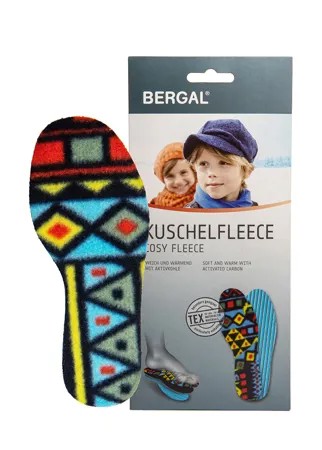 Стельки для обуви детские BERGAL Cosy Fleece KIDS 28