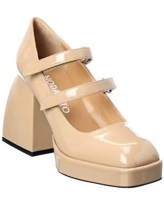 Женские патентованные туфли Nodaleto Bulla Babies, коричневые 38,5