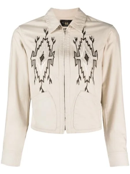 Ralph Lauren куртка с вышивкой, нейтральный цвет