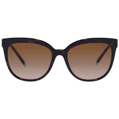 Солнцезащитные очки Tiffany, бирюзовый, коричневый