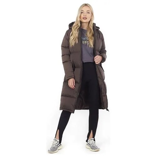Пальто для женщин, Brave Soul, модель: LJK-CELLOMAXPKG, цвет: светло-серый, размер: S