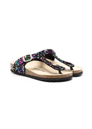 Birkenstock Kids сандалии с принтом