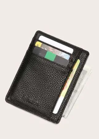 Мужской минималистский кошелек с внутренней сумкой