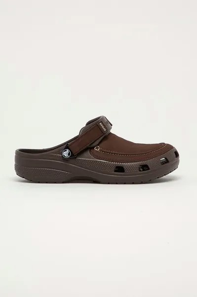 Шлепанцы Crocs, коричневый
