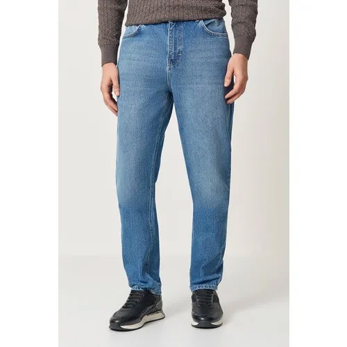 Джинсы широкие Baon, размер 33, Blue denim